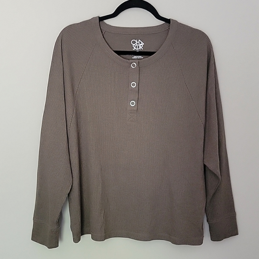 Chaser Loves Anthropologie ribbed top
